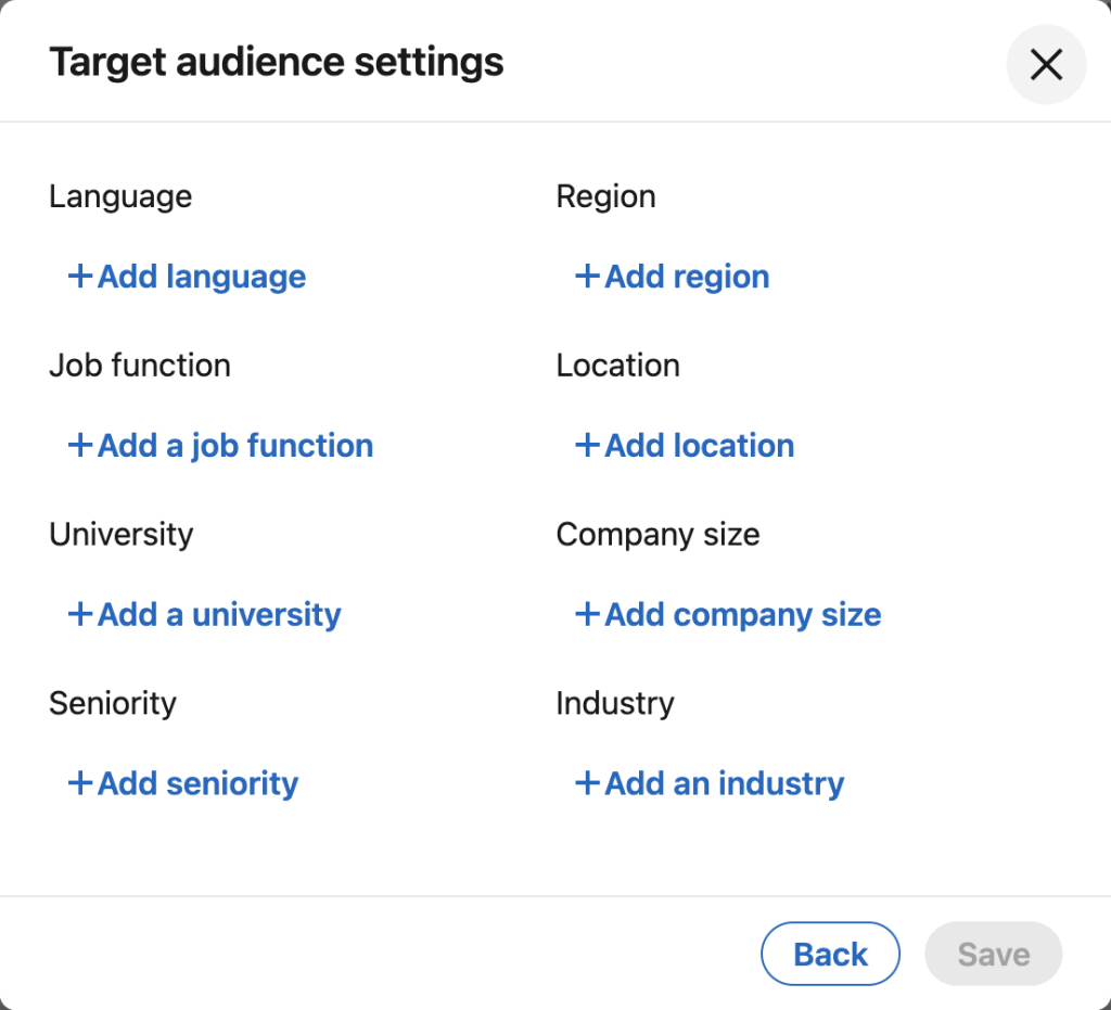 linkedin-organic-targeting-example